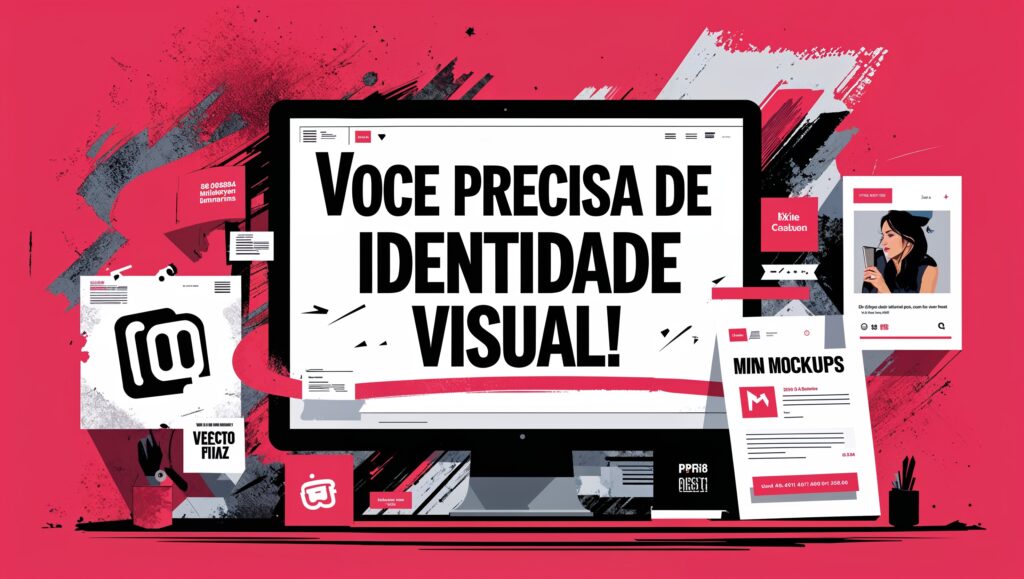 Criativo de impacto, escrito VOCÊ PRECISA DE IDENTIDADE VISUAL.