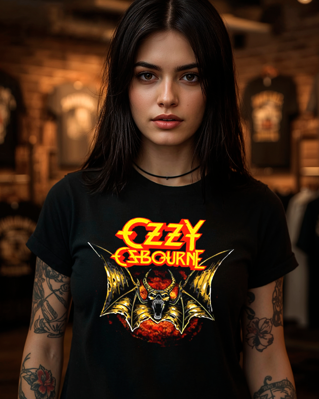 Mockup de estampa de camiseta para Riffstore.