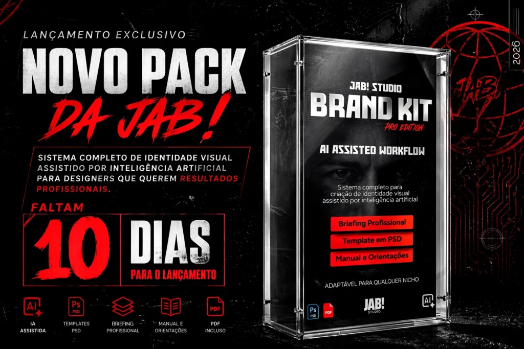Capa do artigo. Faltam 10 dias para o lançamento do JAB! BRAND KIT - Pro Edition